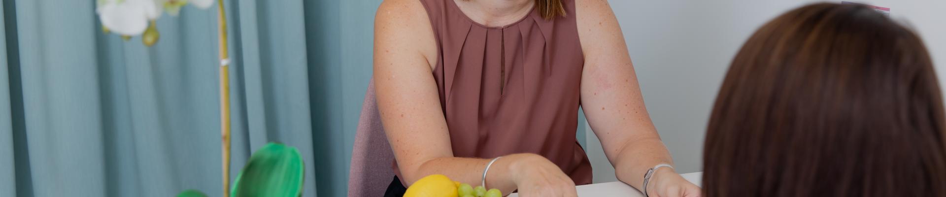 women's health dietitian Kristy Wiseman specialises in: Fertility and conception, Pregnancy and postpartum, PCOS and endometriosis, pre-menopause and menopause on the Gold Coast